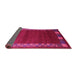 Sideview of Abstract Pink Contemporary Rug, con2820pnk