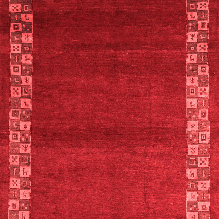 Abstract Red Contemporary Area Rugs