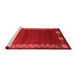 Contemporary Red Washable Rugs