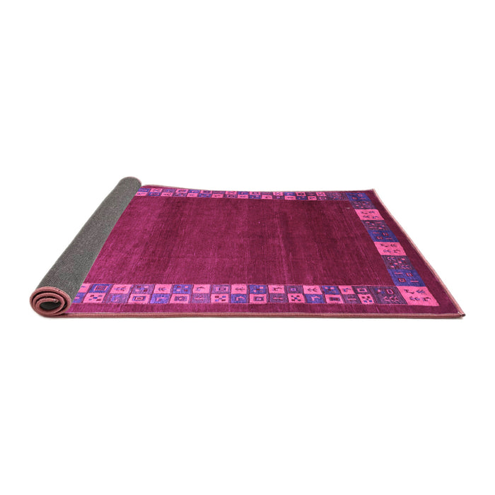 Sideview of Abstract Purple Contemporary Rug, con2820pur