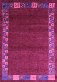 Abstract Purple Contemporary Rug, con2820pur