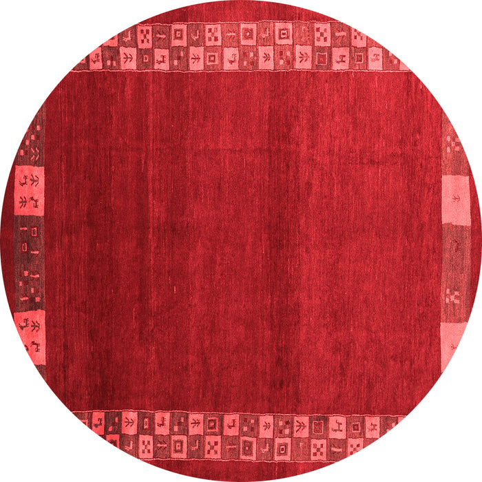 Machine Washable Abstract Red Contemporary Rug, wshcon2820red