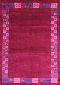 Abstract Pink Contemporary Rug, con2820pnk