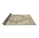 Thickness of Contemporary Golden Blonde Gold Modern Rug, con2821