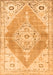 Serging Thickness of Machine Washable Abstract Orange Contemporary Area Rugs, wshcon2821org