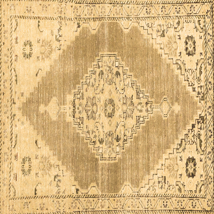 Square Machine Washable Abstract Brown Contemporary Rug, wshcon2821brn