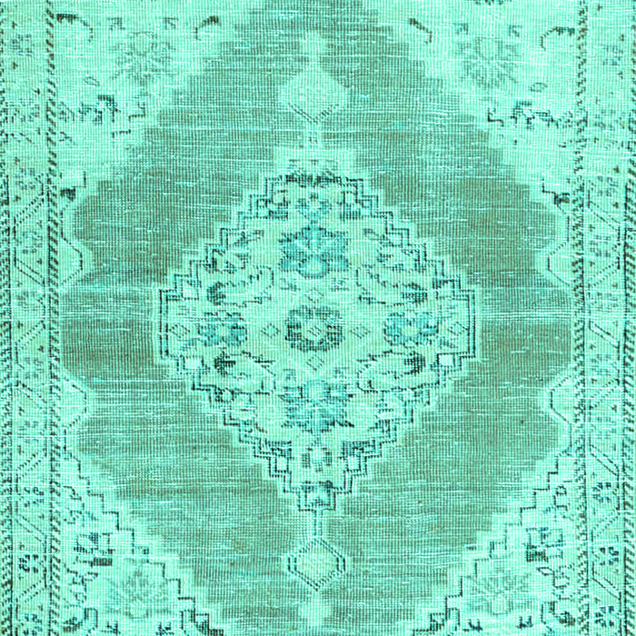 Machine Washable Abstract Turquoise Contemporary Area Rugs, wshcon2821turq