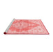 Contemporary Red Washable Rugs