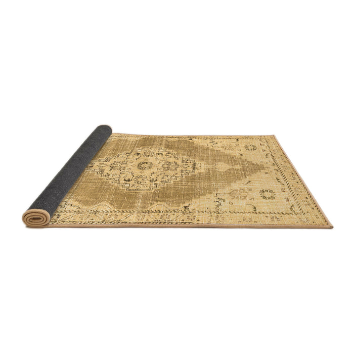 Sideview of Abstract Brown Contemporary Rug, con2821brn