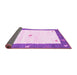 Sideview of Abstract Pink Contemporary Rug, con2822pnk