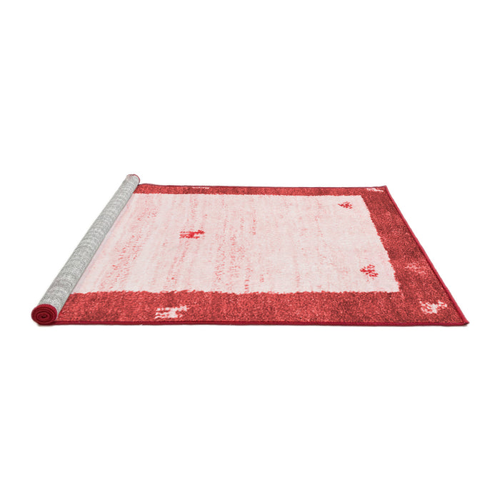 Contemporary Red Washable Rugs