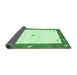 Sideview of Abstract Emerald Green Contemporary Rug, con2822emgrn