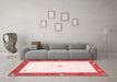 Contemporary Red Washable Rugs