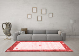 Contemporary Red Washable Rugs