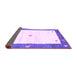 Sideview of Abstract Purple Contemporary Rug, con2822pur