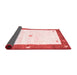 Abstract Red Contemporary Area Rugs