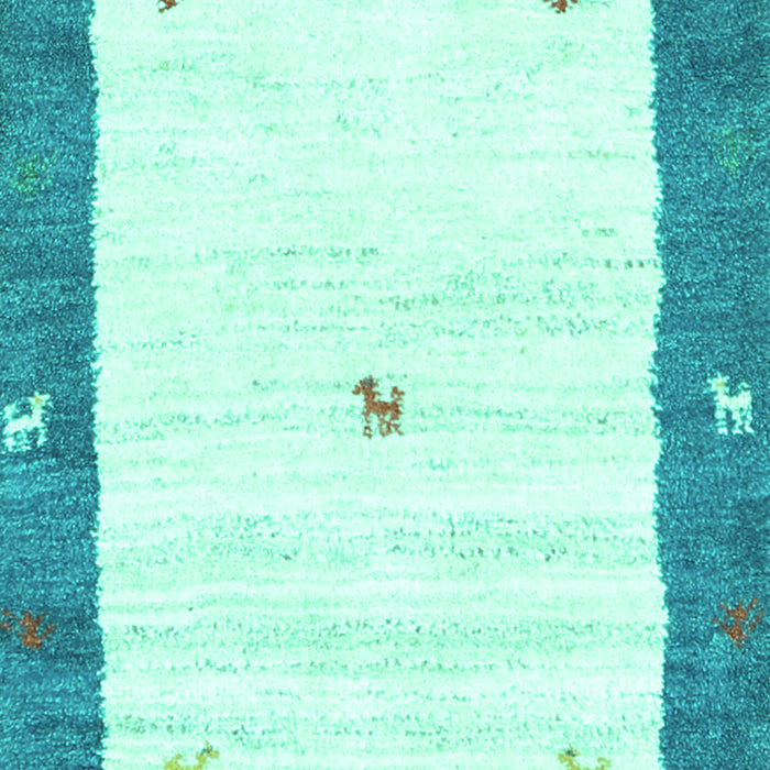 Machine Washable Abstract Turquoise Contemporary Area Rugs, wshcon2822turq