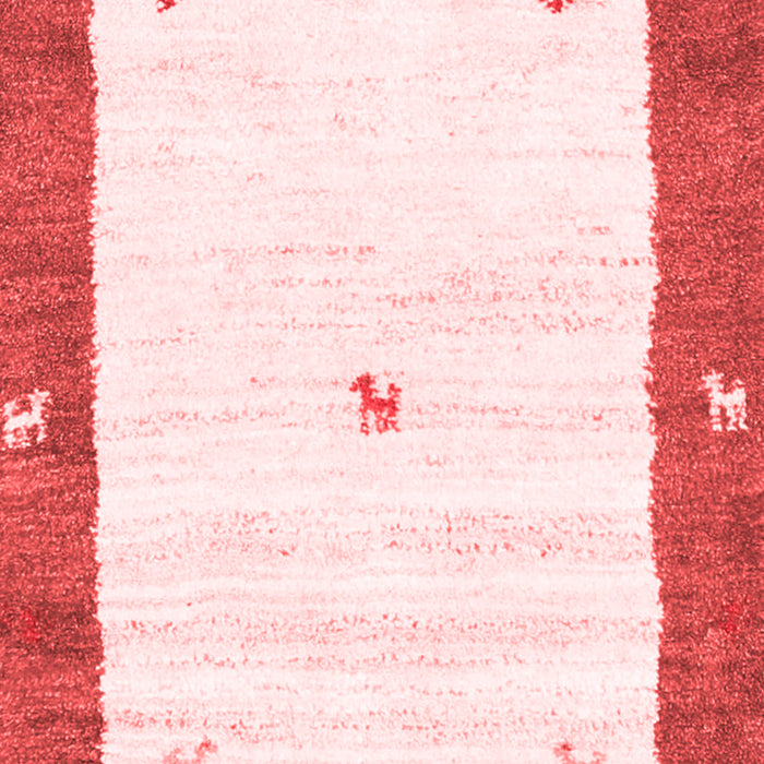 Machine Washable Abstract Red Contemporary Rug, wshcon2822red