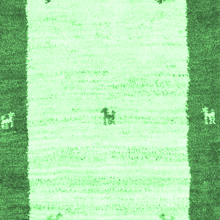 Abstract Emerald Green Contemporary Rug, con2822emgrn