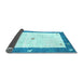 Sideview of Abstract Light Blue Contemporary Rug, con2822lblu