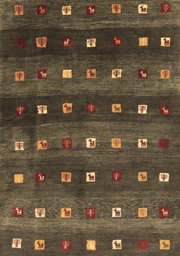 Abstract Brown Contemporary Rug, con2823brn