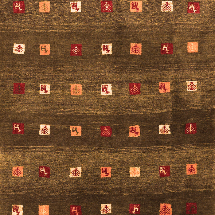 Machine Washable Abstract Orange Contemporary Area Rugs in a Living Room, wshcon2823org