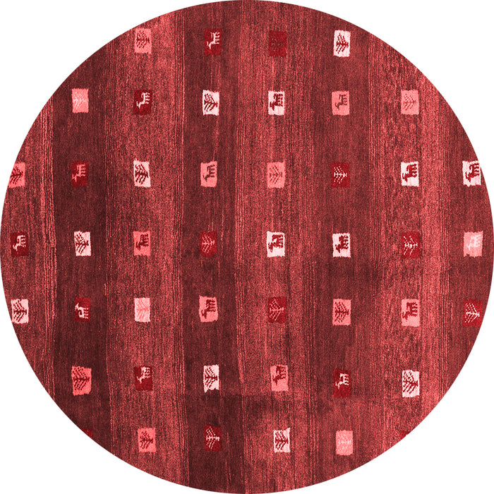Machine Washable Abstract Red Contemporary Rug, wshcon2823red