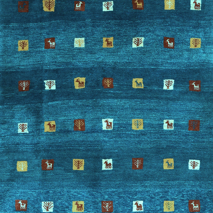 Machine Washable Abstract Light Blue Contemporary Rug, wshcon2823lblu