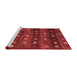 Contemporary Red Washable Rugs