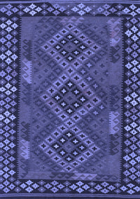 Southwestern Blue Country Rug, con2824blu