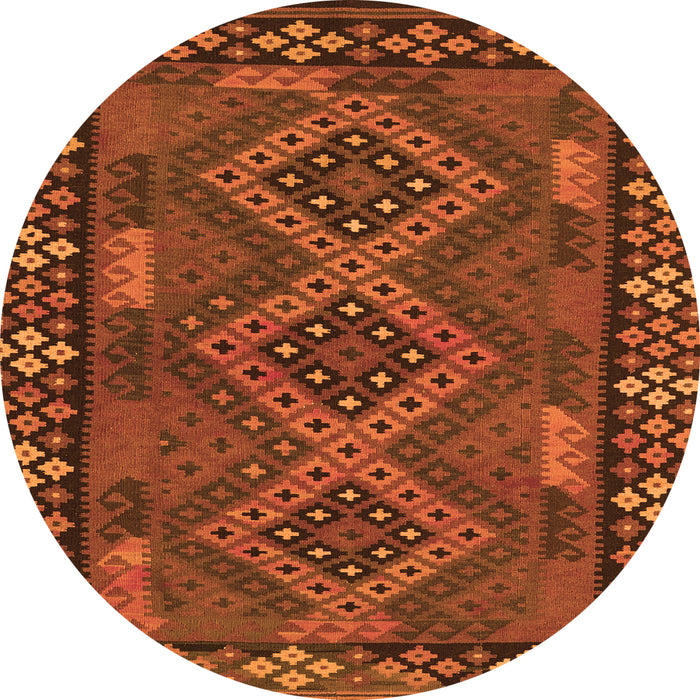 Machine Washable Southwestern Orange Country Area Rugs, wshcon2824org