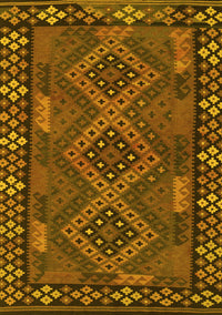 Southwestern Yellow Country Rug, con2824yw