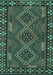 Southwestern Turquoise Country Rug, con2824turq