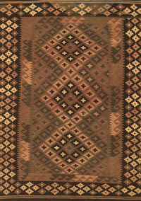 Southwestern Brown Country Rug, con2824brn