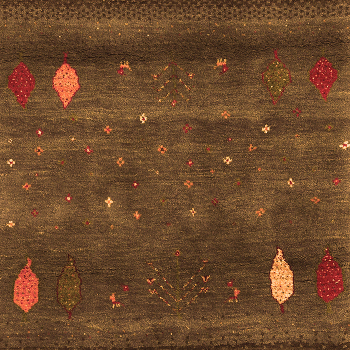 Abstract Orange Contemporary Rug, con2825org