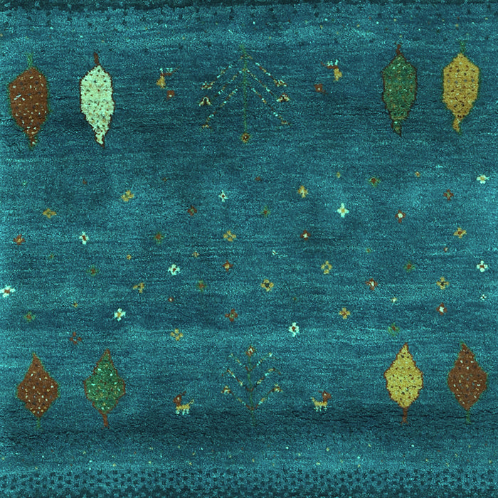 Machine Washable Abstract Turquoise Contemporary Area Rugs, wshcon2825turq