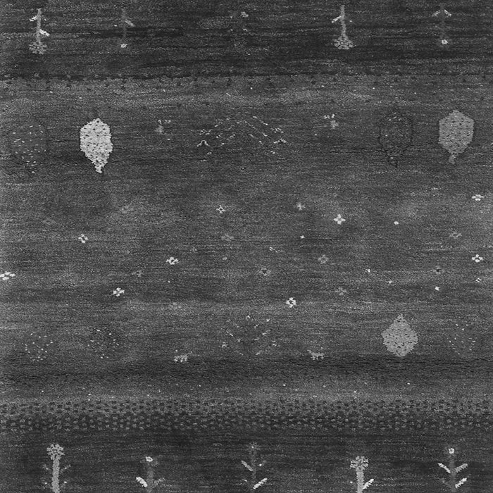 Round Machine Washable Abstract Gray Contemporary Rug, wshcon2825gry