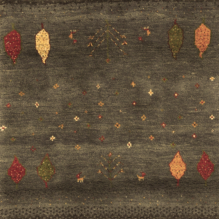 Machine Washable Abstract Brown Contemporary Rug, wshcon2825brn