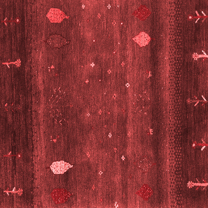 Machine Washable Abstract Red Contemporary Rug, wshcon2825red