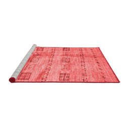 Contemporary Red Washable Rugs