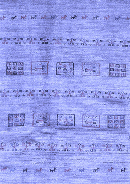 Abstract Blue Contemporary Rug, con2826blu