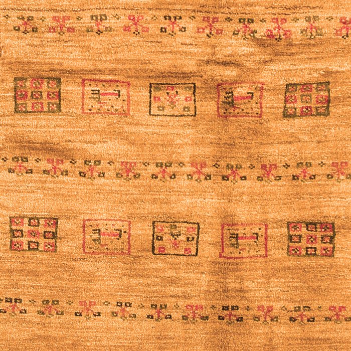 Serging Thickness of Machine Washable Abstract Orange Contemporary Area Rugs, wshcon2826org