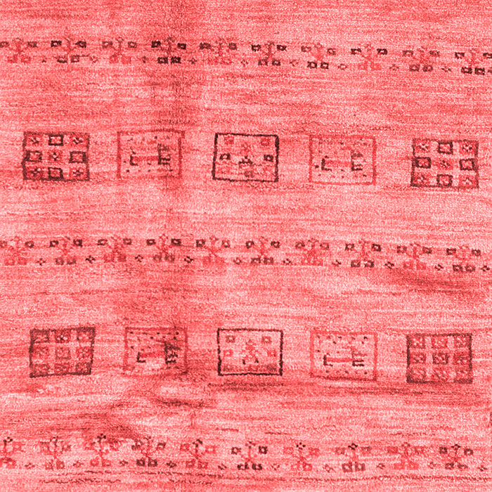 Machine Washable Abstract Red Contemporary Rug, wshcon2826red