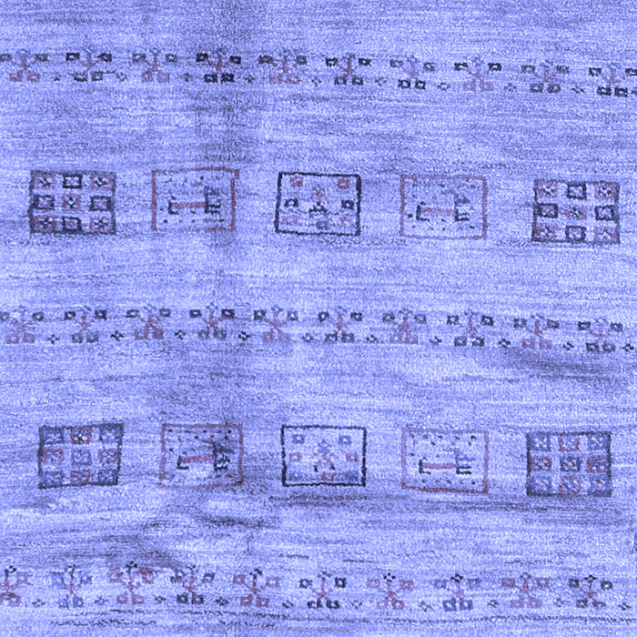 Abstract Blue Contemporary Rug, con2826blu