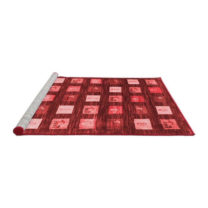 Contemporary Red Washable Rugs