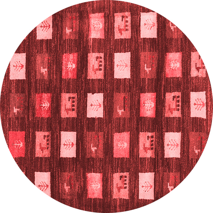 Abstract Red Contemporary Rug, con2827red