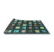 Sideview of Abstract Light Blue Contemporary Rug, con2827lblu