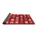 Abstract Red Contemporary Area Rugs