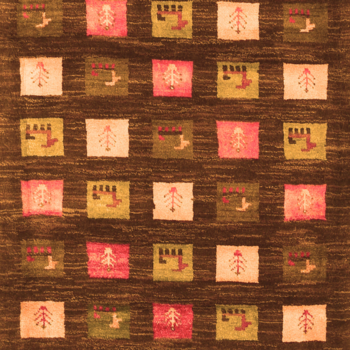 Serging Thickness of Machine Washable Abstract Orange Contemporary Area Rugs, wshcon2827org