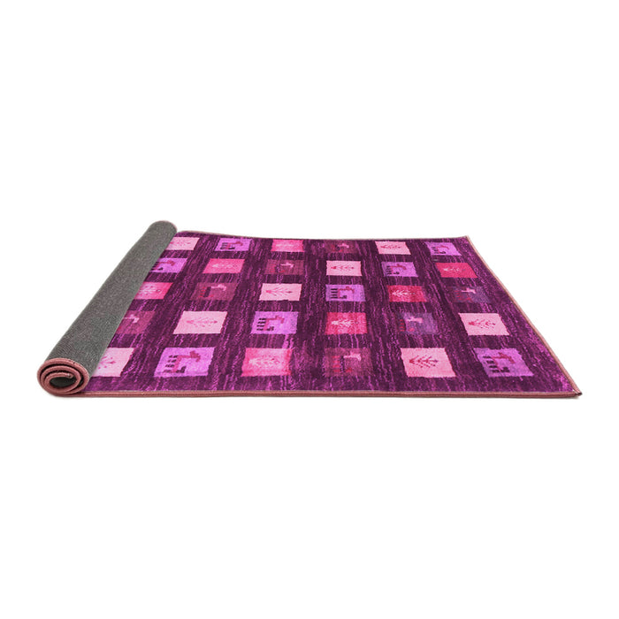 Sideview of Abstract Pink Contemporary Rug, con2827pnk